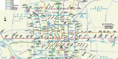 Пекин карта на метрото
