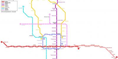 Карта на Пекин подземен град
